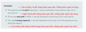 Câu Bị động Ví Dụ 2
