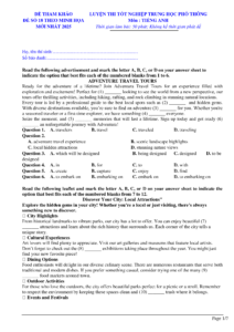 Hướng dẫn làm đề thi tốt nghiệp THPT Tiếng Anh số 18 1